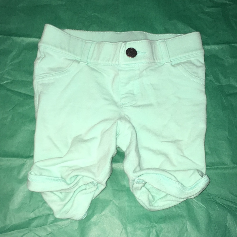 Kids blue/green shorts